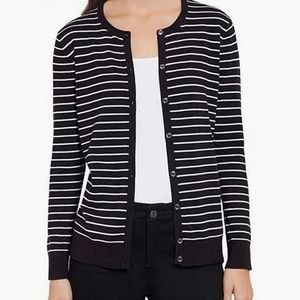 💋Jones NY Striped cardigan